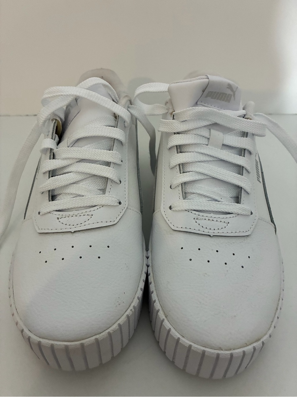 Puma White Low-Top Women's Sneakers